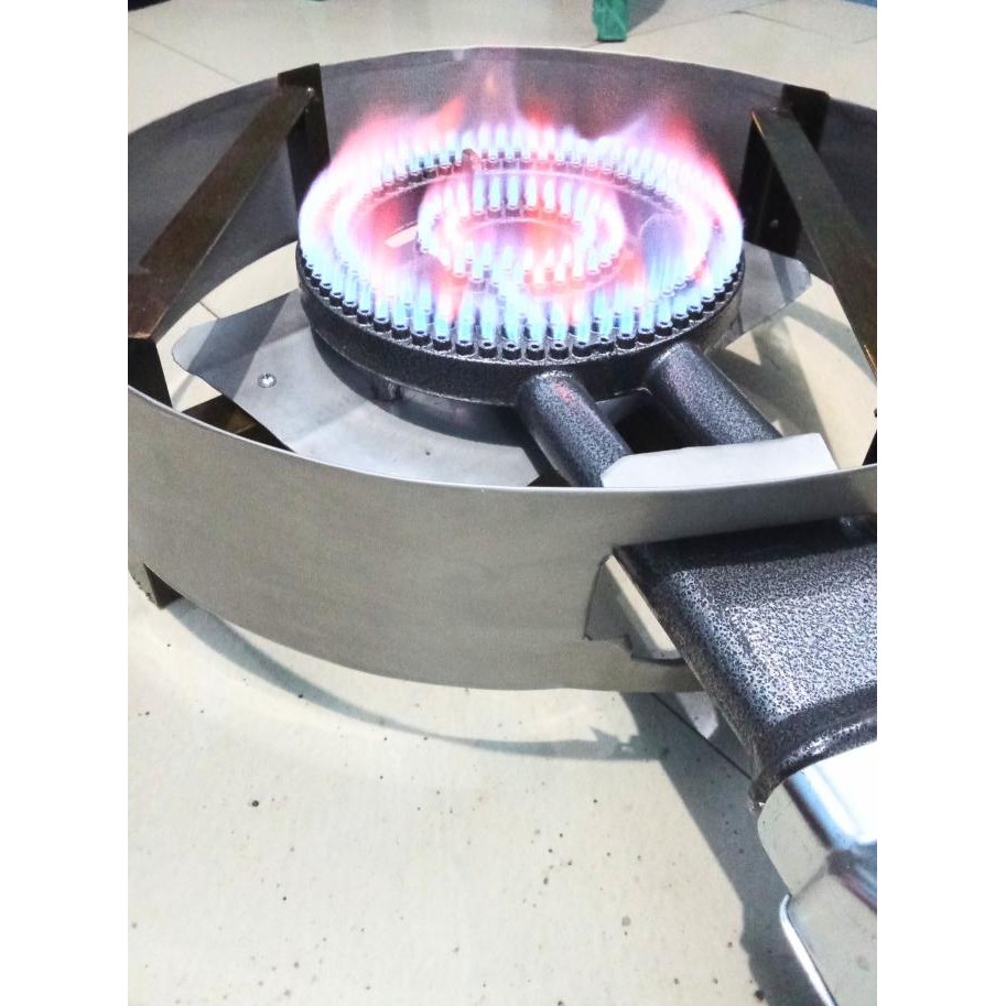 Kompor Gas Boiler Gosokan Uap Ukuran 25 30 35 40 Liter Pengapian Besar Biru Pekerjaan Bisa Lebih Cep