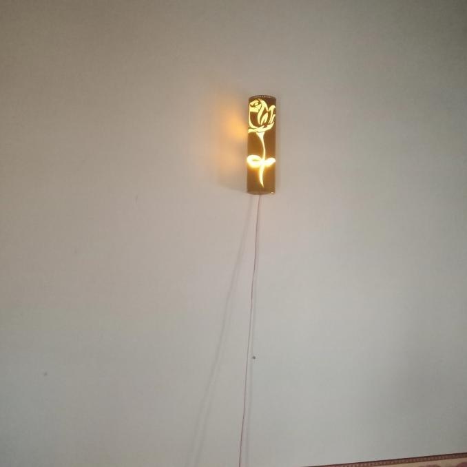 Lampu Hias Ukir Pipa Paralon/Pvc Ekadwihsnh