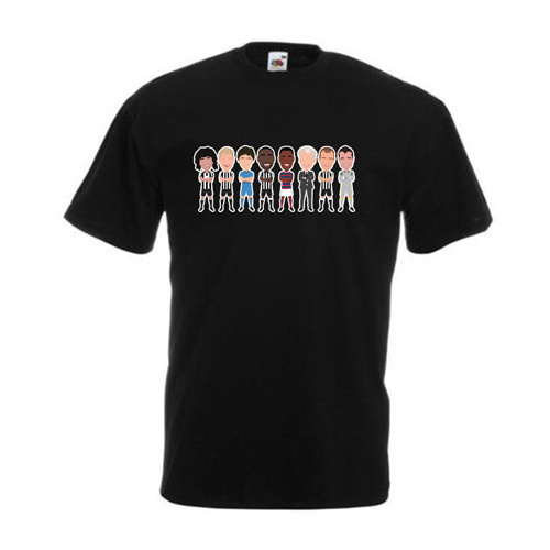 Newcastle Legends Vector Heroes Kaos Hitam Dewasa Kaos Sxxxl Hadiah Besar