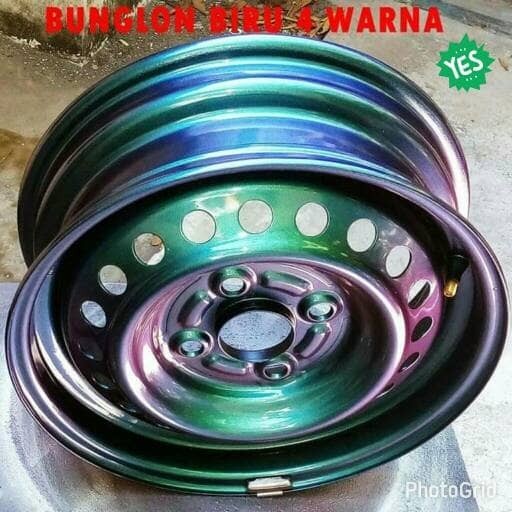 CAT BUNGLON HELYPAINTS 4 WARNA DOMINAN BIRU