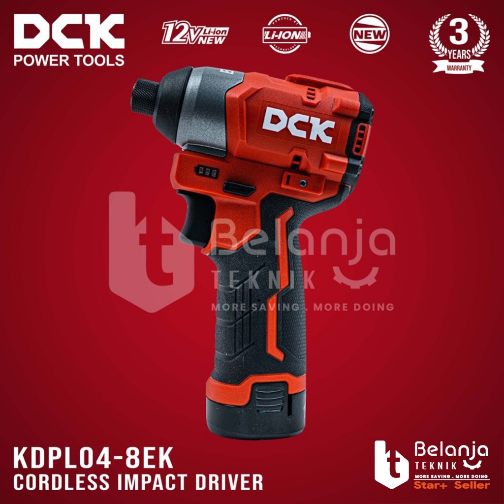 READY DCK Brushless Impact Driver Cordless 12V KDPL04-8EK Bor Obeng KDPL 04 8 KDPL04-8 EK