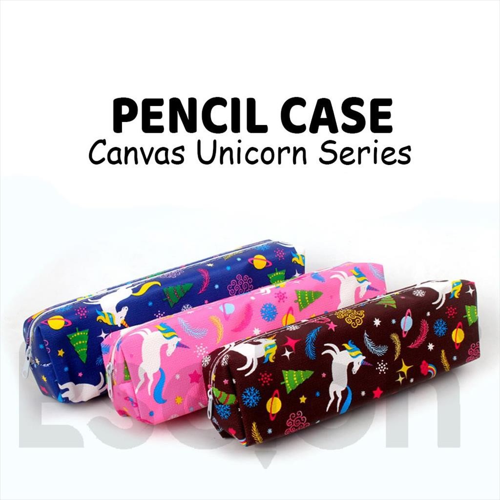 

Tempat Pensil Kulit Unicorn Fancy / Kotak Pensil Kulit Unicorn