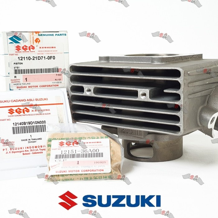 BLOCK SEHER SATRIA 120 R 2 TAK (ORIGINAL SUZUKI - SET)