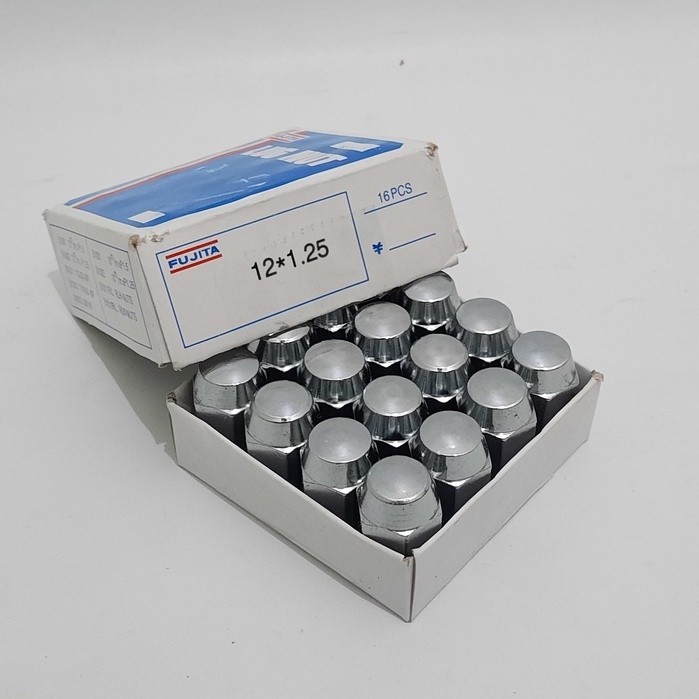 MUR RODA RACING MOBIL SUZUKI SPLASH BAHAN BAJA LUG NUT BAUT 16 PCS