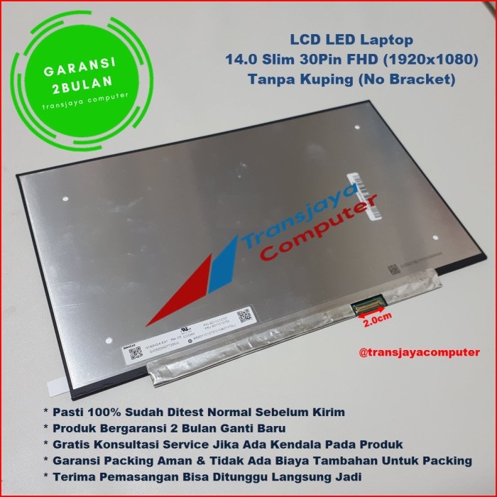 LAYAR LED LCD LAPTOP ASUS VIVOBOOK ULTRA 14 K413 K413E K413F K413FA