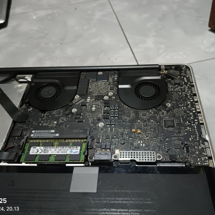 MOTHERBOARD LOGIC MACBOOK PRO 15 LATE 2011 A1286 CORE I7