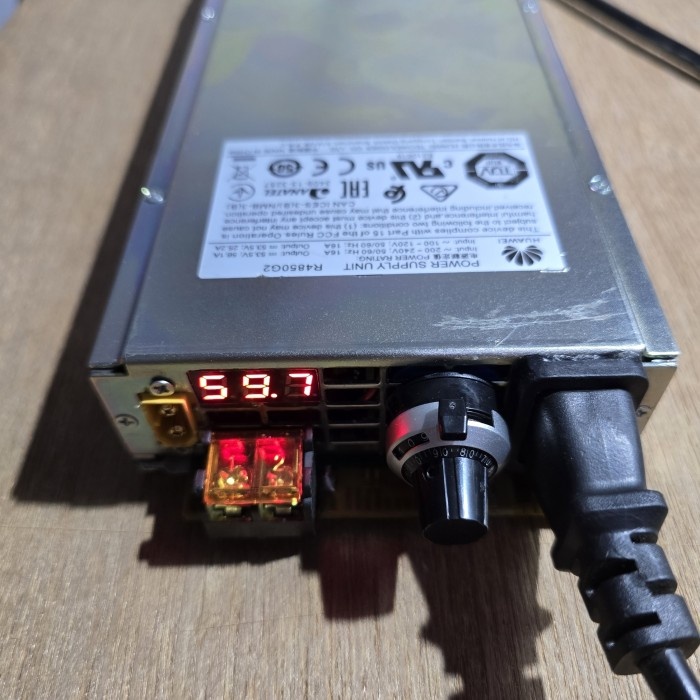 PSU ADJUSTABLE 0-59V HUAWEI R4850N/G MODIFIKASI