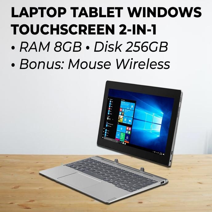 Sale Laptop 2 In 1 Tablet Lenovo 8Gb Touchscreen Windows Murah Garansi