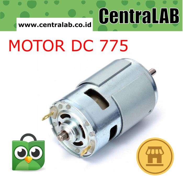 DC 12V MOTOR 775 DOUBLE BALL BEARING 15000RPM RS775 DINAMO MESIN DIY