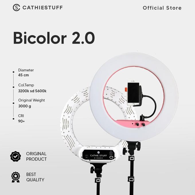 Bi Color Ringlight Versi 2.0 Premium