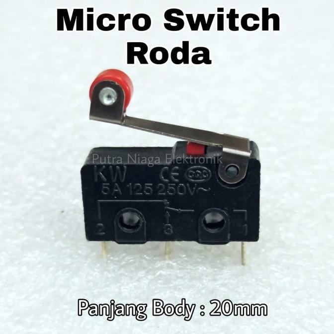Micro Limit Switch Kecil Roda / Saklar Mikro Body 20mm putr4n Ayo Order