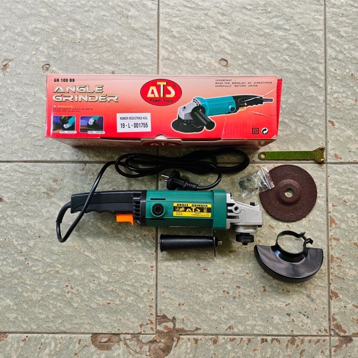 Mesin Gerinda Tangan 4" ATS / Angle Grinder ATS / mesin gerinda gurinda mesin grinda tangan 4 in / m