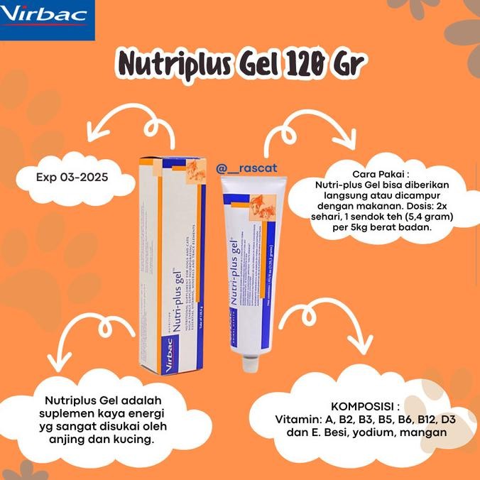 

Nutriplus Gel Virbac 120gr