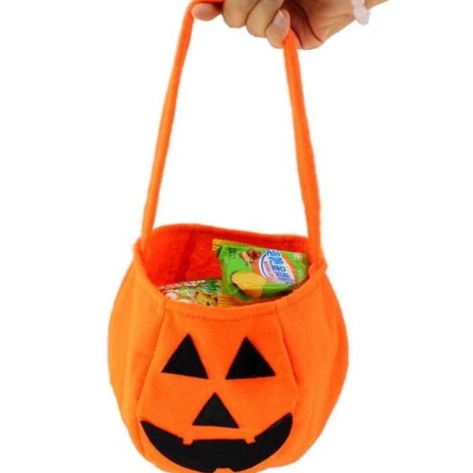 

XCF Tas Permen Labu Trick Or Treat Halloween Pumpkin Candy Bag Murah TERLARIS