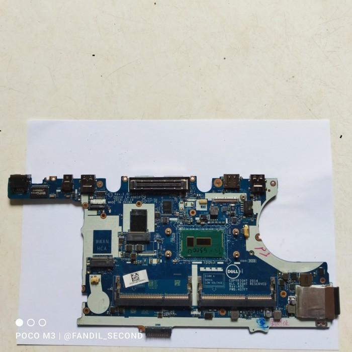 MAINBOARD DELL LATITUDE E7450 I5-5300U