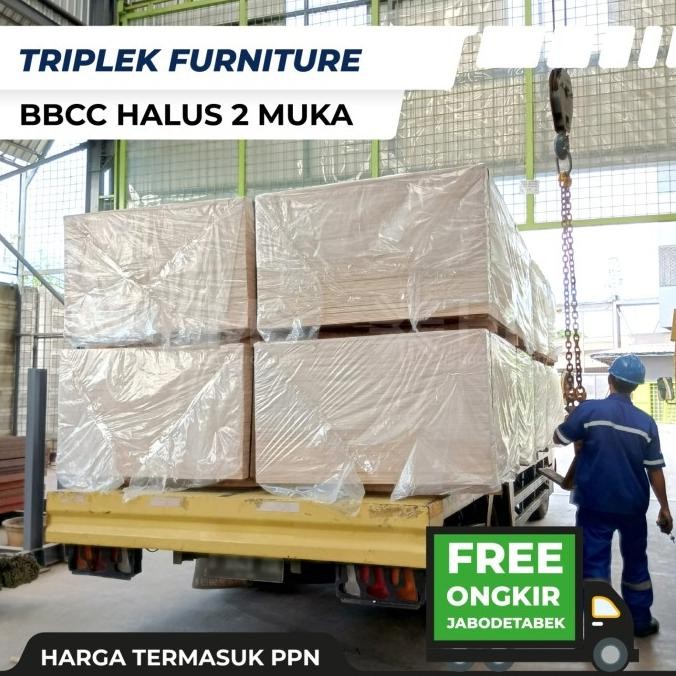 Triplek Furniture/Multiplek Mc Bbcc 18Mm 4X8(122X244Cm) - 2 Muka Halus