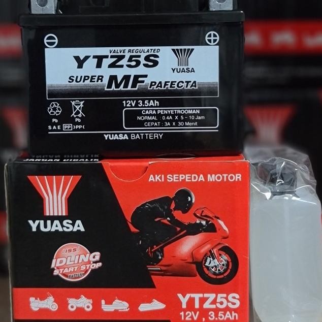 Aki Motor Vario 110, O Soul Gt, Beat, Vixion Yuasa Ytz5S Aki Kering
