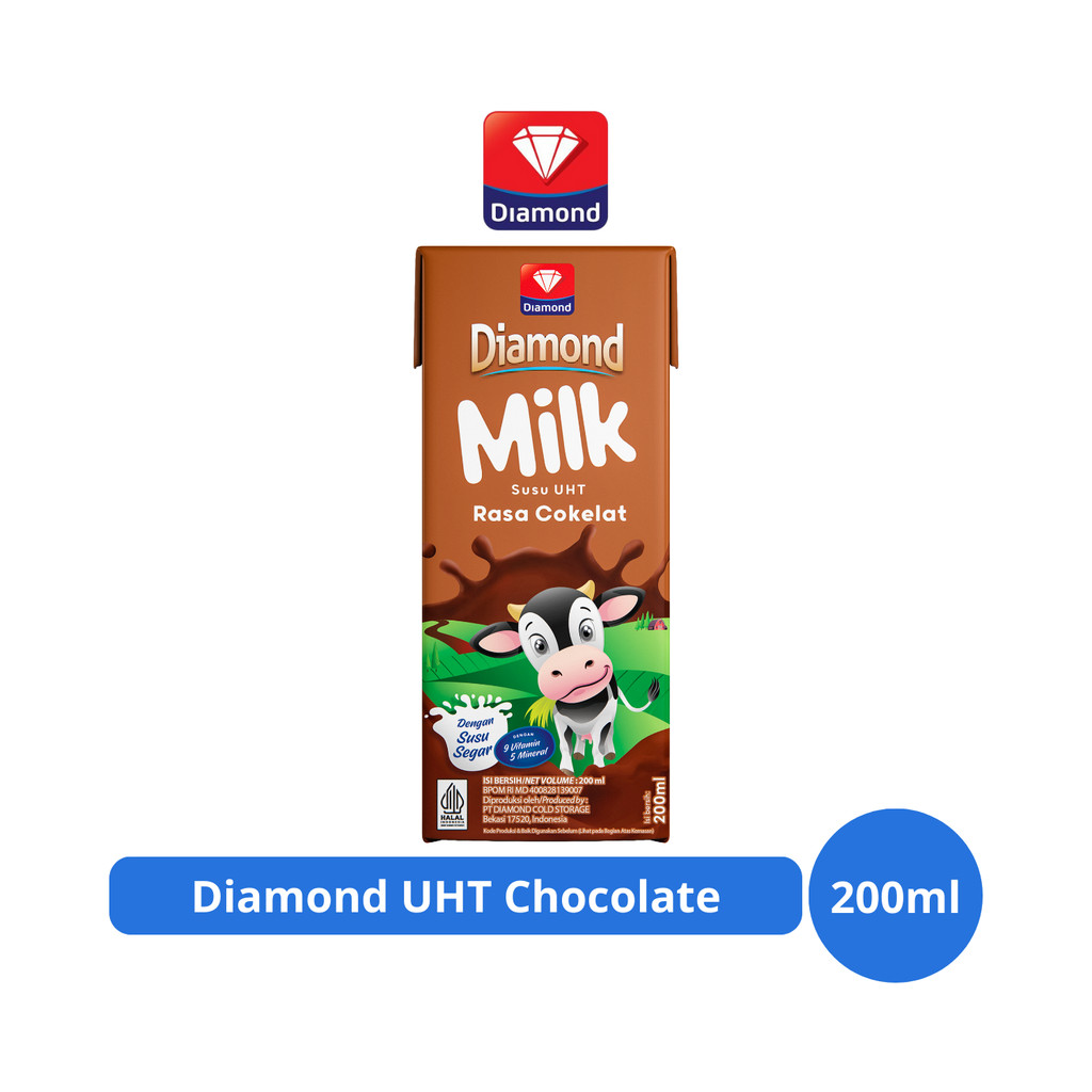 

Diamond Milk Susu UHT Chocolate 200ml