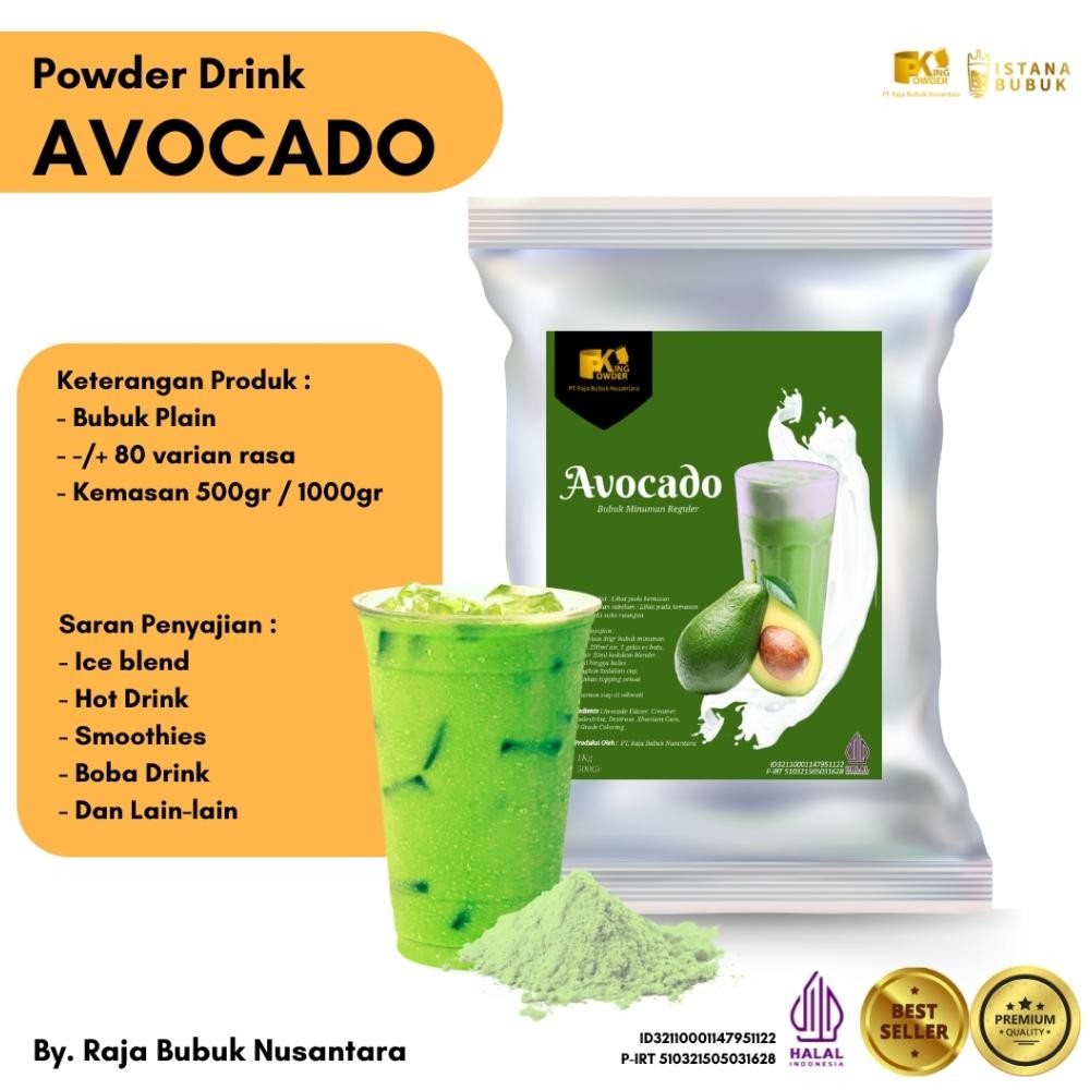 

Bubuk Minuman Avocado bubuk minuman Alpukat Serbuk Minuman rasa Avocado Powder Drink Avocado