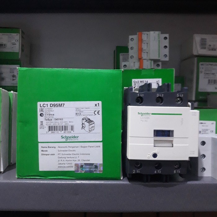 Contactor Schneider Lc1D80M7 37Kw 220V Genuine