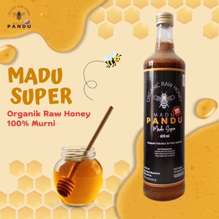 

Madu Pandu | Madu Super 650ml | Madu Murni Madu Pandu 100% Asli 650gr