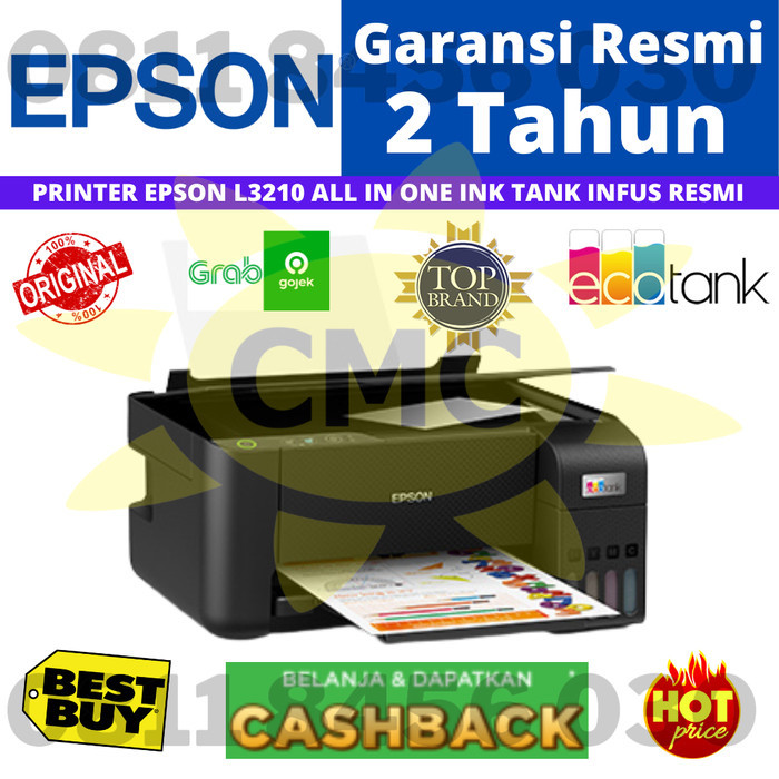 Epson L3210 All in One Ink Tank Printer Pengganti Epson L3110