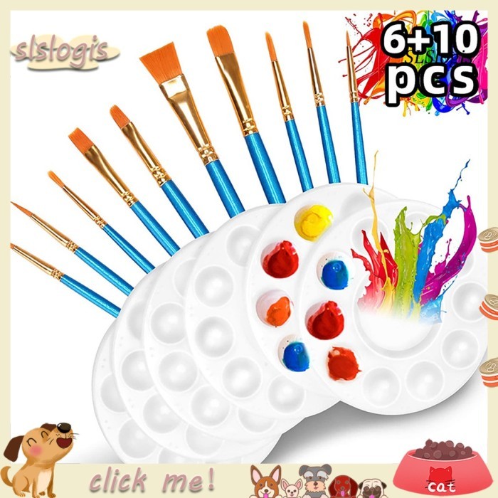 

Seka - Slslogis 1Set Palet Lukis Bulu Halus Palet Plastik Daya Tahan Tinggi D