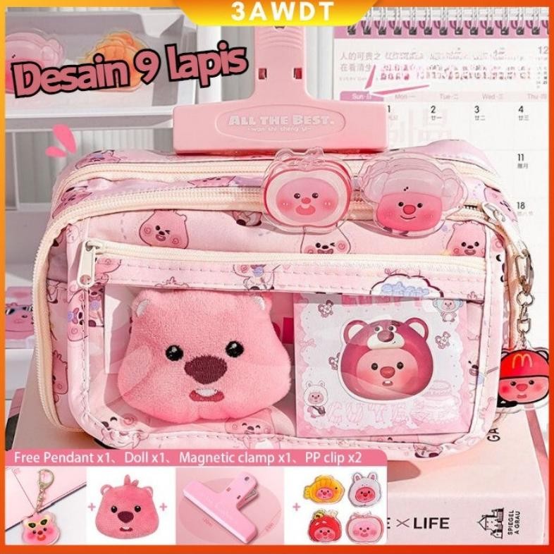 

Murah Cod9 Lapis Tas Alat Tulis Berkapasitas Besar/Tempat Pensil Kartun/Kotakpensil Aesthetic Tas/Dengan Boneka Bros Dan Tempat Kertas Ujian Liontin Promo