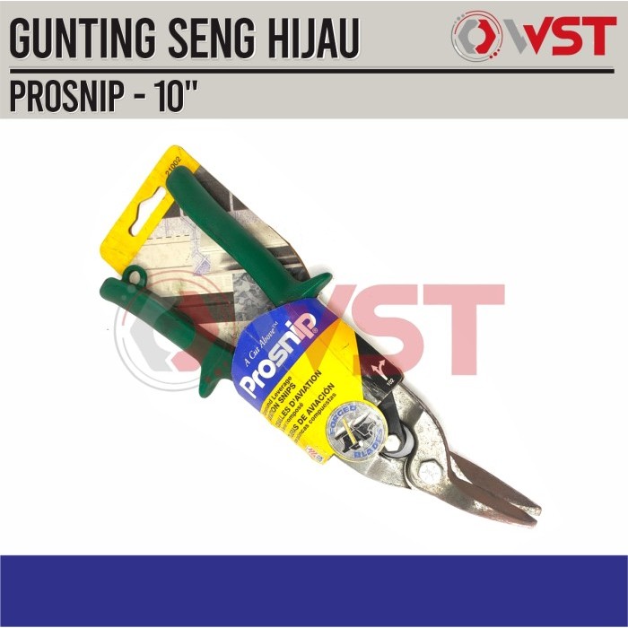 

Prosnip Gunting Seng Bengkok 10Inch Made In USA / Aviation Snips
