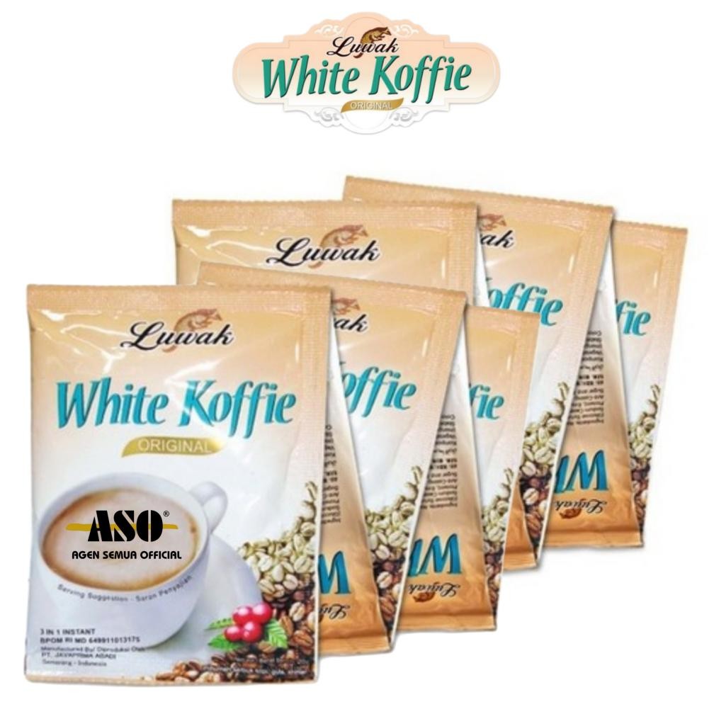 

Kopi Luwak white Coffe original 20g RENCENG ( ISI 10)