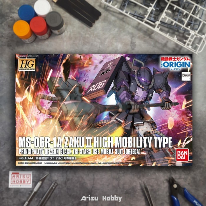 HG GTO The Origin Gundam Zaku II Ortega High Mobility Type Bandai
