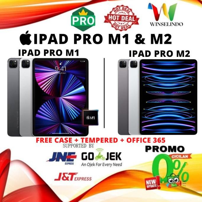 iPad Pro M1 & M2 Chip 11 12.9 128GB 256GB 512GB 1TB 2TB Wifi Cellular