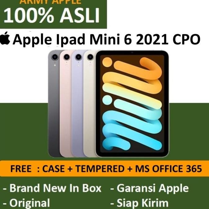 Apple iPad Mini 6 2021 CPO 6th Gen 64Gb 256Gb Wifi Only Cellular