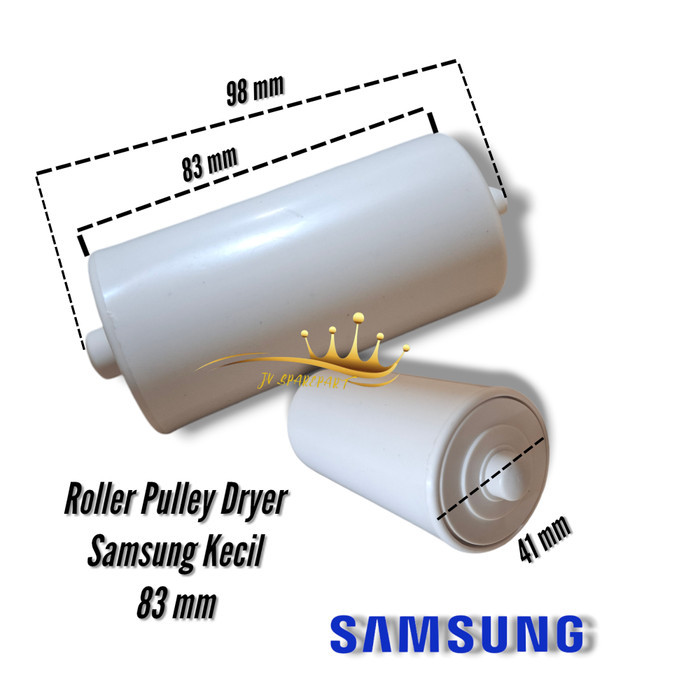 ROLLER PULLEY DRYER SAMSUNG 83MM / ROLLER PULSATOR MESIN CUCI SAMSUNG