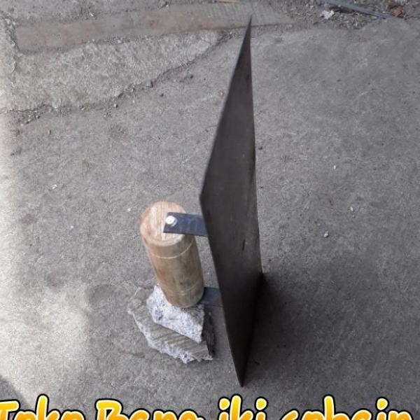 Roskam Besi Acian Sendok Semen Gagang Kayu Cap Galur