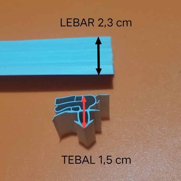 Gasket Karet Pintu Kulkas Kulkas LG Knock Down 83.5 x 53 cm