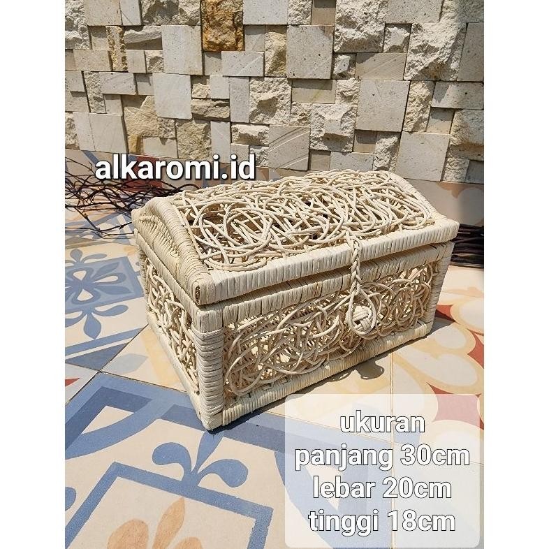 

TERMURAH Koleksi kotak Hartakarun seserahan, kerajinan rotan, karakter unik nt-137