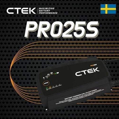 Ctek Pro25S 25A Aki Battery Charger-Power Supply Workshops / Showroom