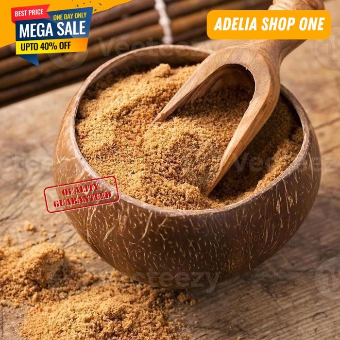 

COCONUT BROWN SUGAR GULA KELAPA BUBUK PALM SUGAR 500GRAM LEBIH HEMAT!