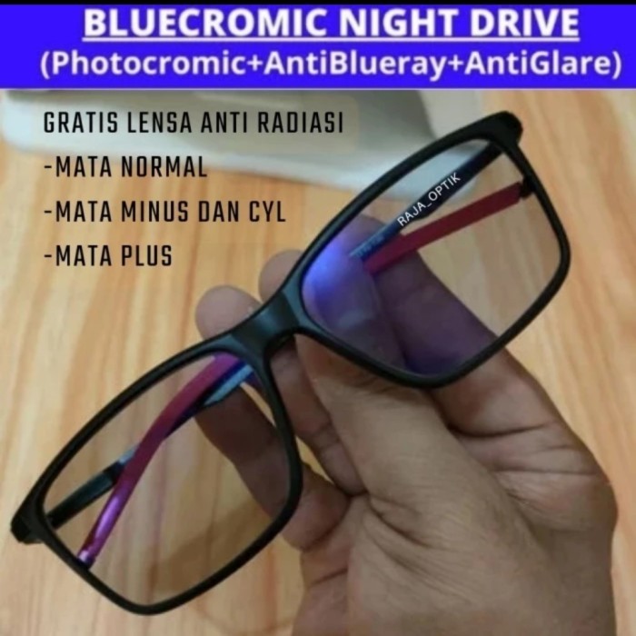 kacamata baca plus pria anti radiasi minus pria