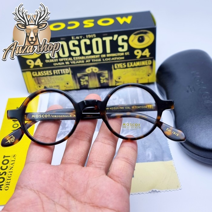 Kacamata Minus Pria Moscot Zolman Bulat Photocromic Anti Radiasi