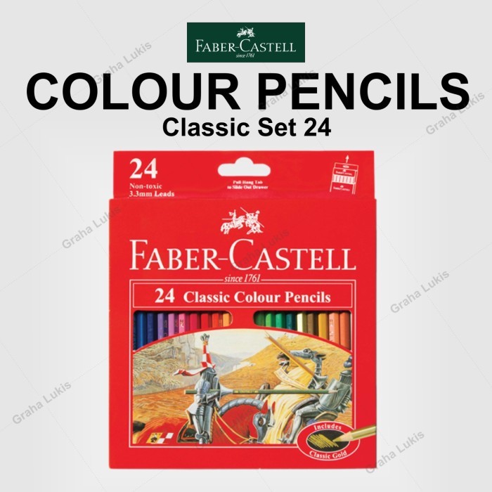 

Produk Ready Faber Castell Classic Colour Pencils set 24