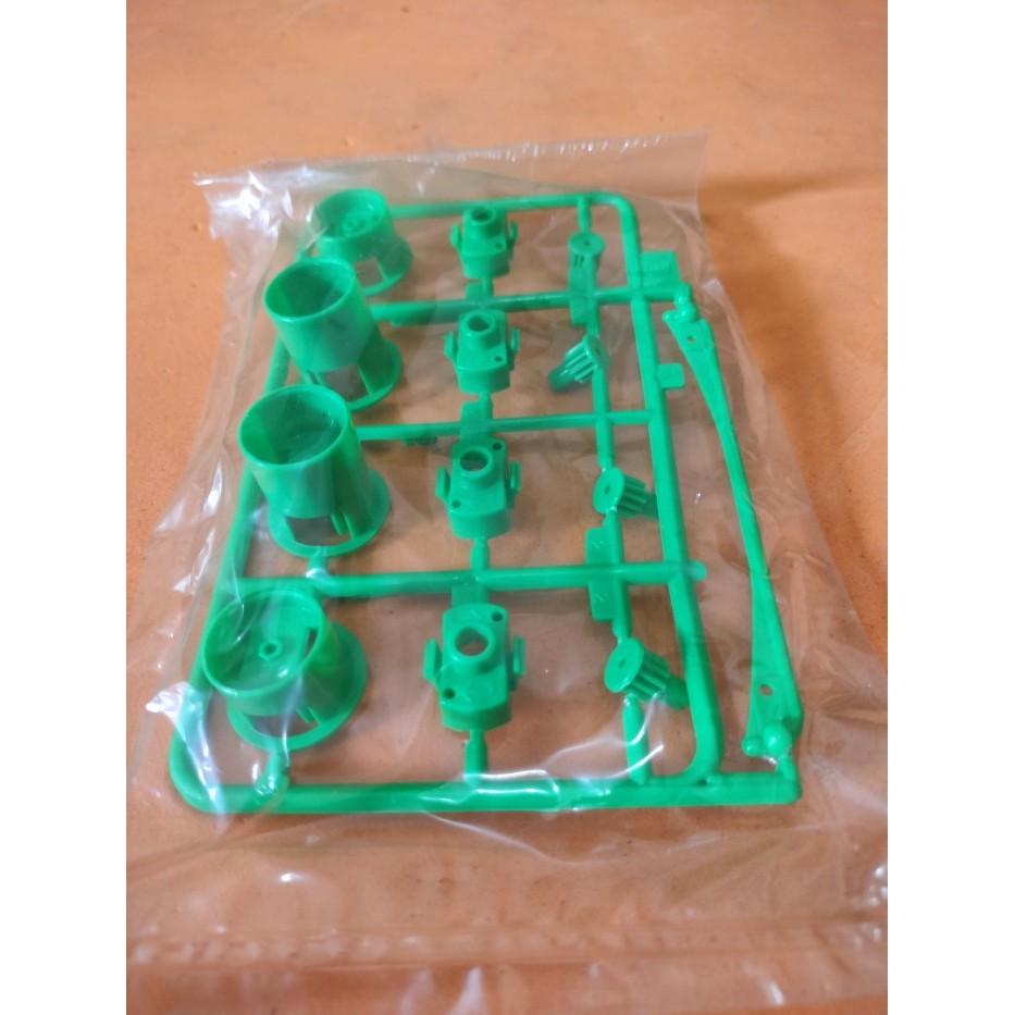 Produk Ready Tamiya 15069 Velg hijau Low height one way wheel set