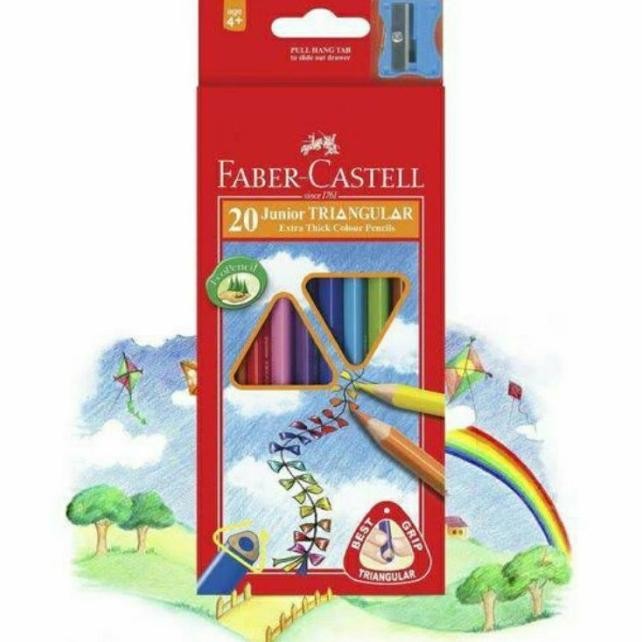 

Faber Castell Junior Triangular Color Cil Sil Warna Segitiga