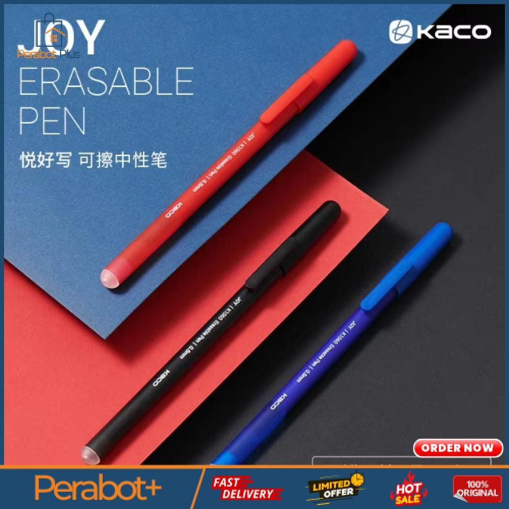 

Gel Erasable Pen Pena Pulpen Bolpoin Tinta Hitam 0.5mm 1 PCS - K1060