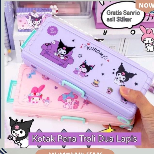 

Kotak Sil El Troli Motif Kuro Melody 2 Tingkat / Tempat Sil