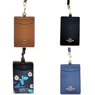 

Coach Unisex Lanyard ID Card Holder Tempat Kartu ID Akses Kantor Pria Wanita Original Ready Stock