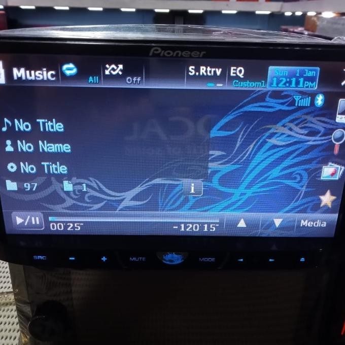 Dijual Tape  Doble Din Pioneer Avh-P4450 Bt