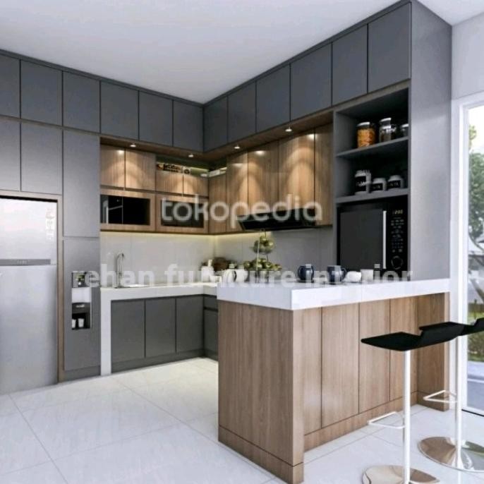 

TERMURAH - kitchen set meja bar lemari