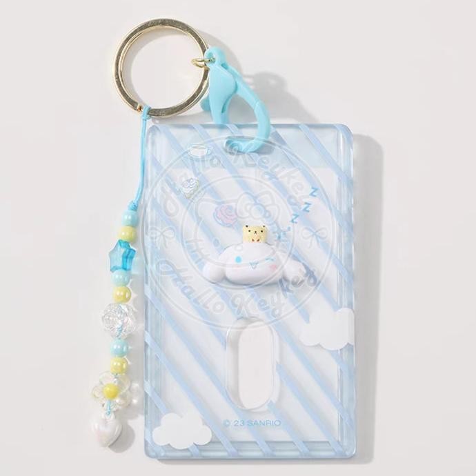 

TERMURAH - gantungan name tag id card holder melody kuromi cinnamoroll sanrio